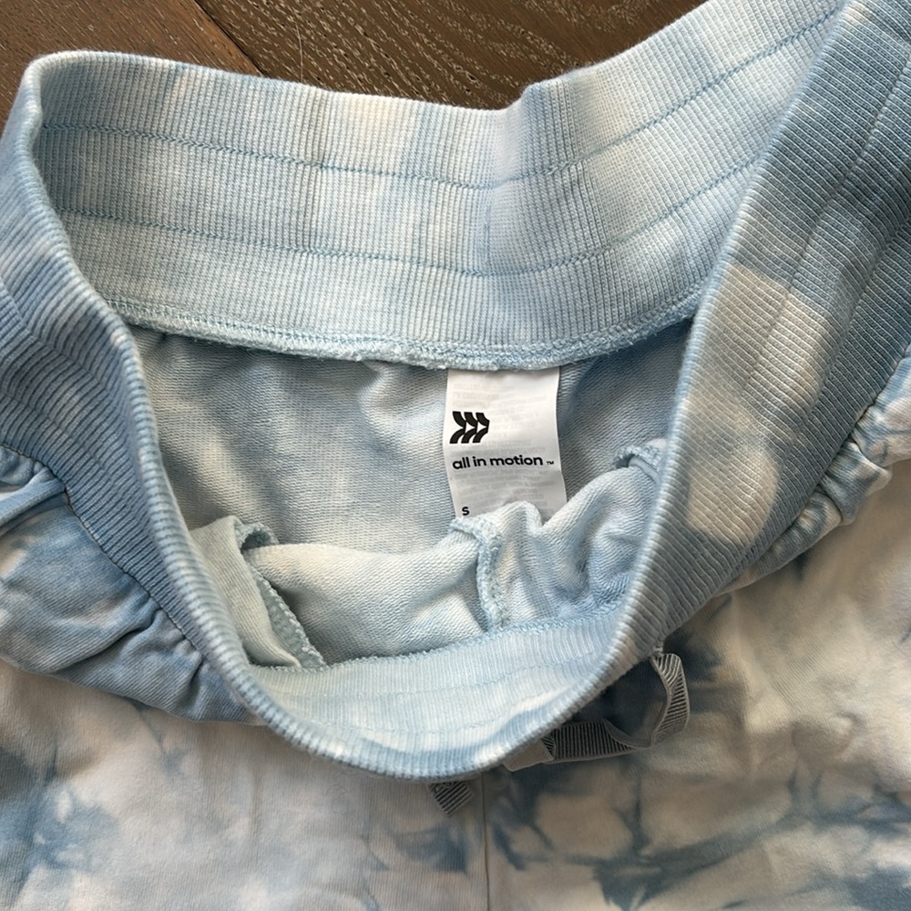 HOST PICK!! Blue Tie-Dye sweatshirt and shorts set. - Picture 4 of 6